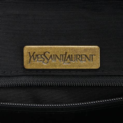 Yves Saint Laurent Vintage Saffiano Leather Shoulder Bag